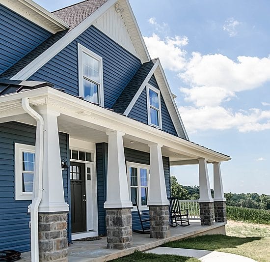 Viwinco S-Series windows installed in Pennsylvanian Craftsman style home.