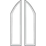 Diagram of half-gothic Viwinco window.