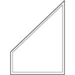 Diagram of Viwinco trapezoid window.